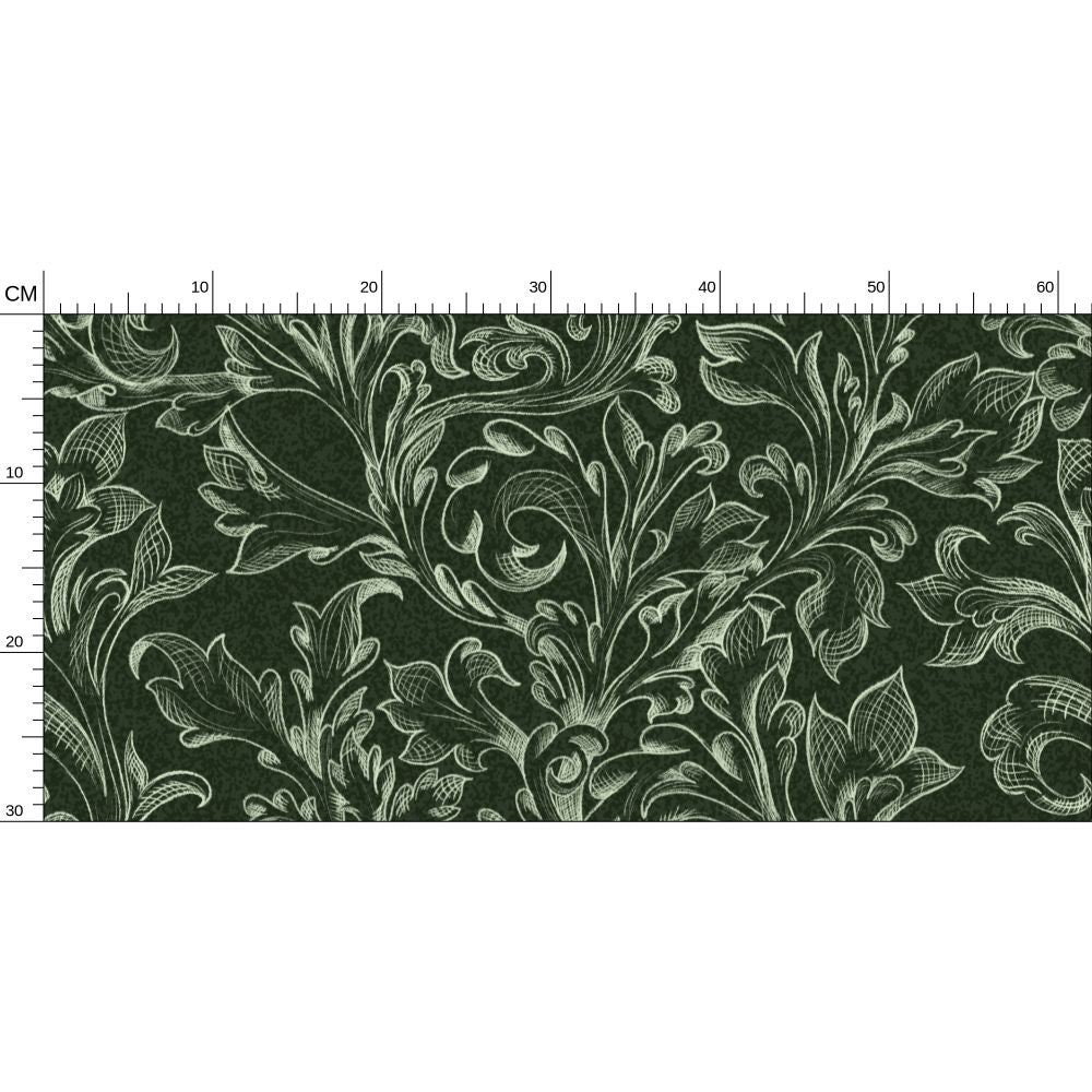 The Acanthus Trail - Forest Green