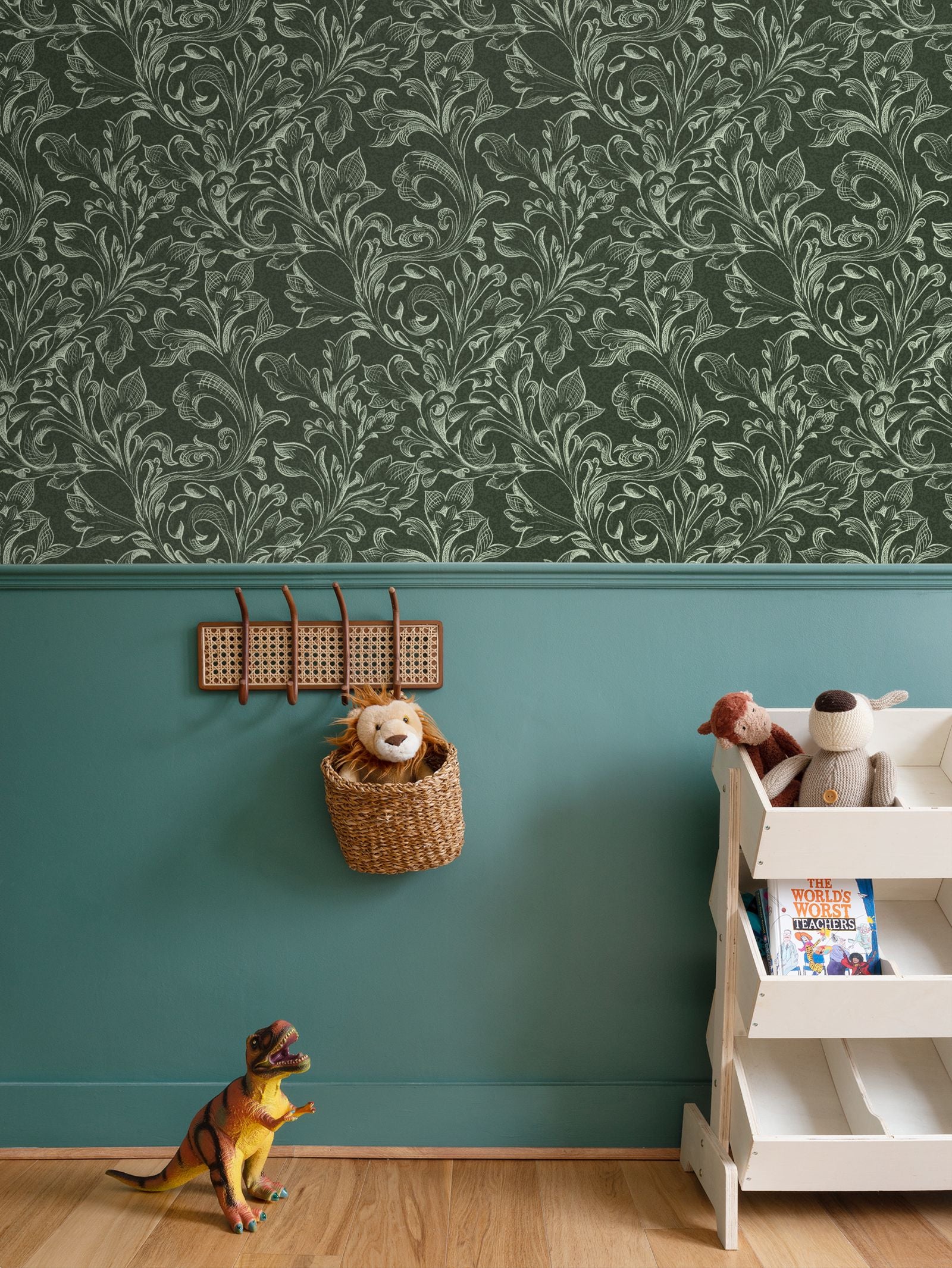 The Acanthus Trail - Forest Green
