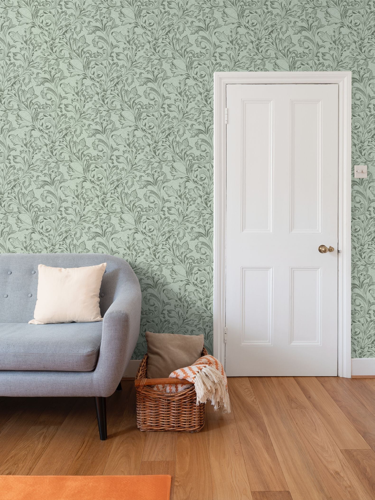 The Acanthus Trail - Sage Green