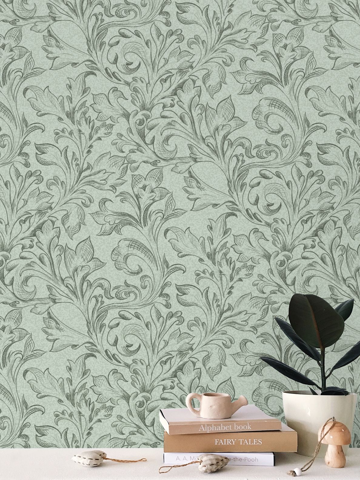 The Acanthus Trail - Sage Green