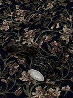 Daylillies in Dark Blue
