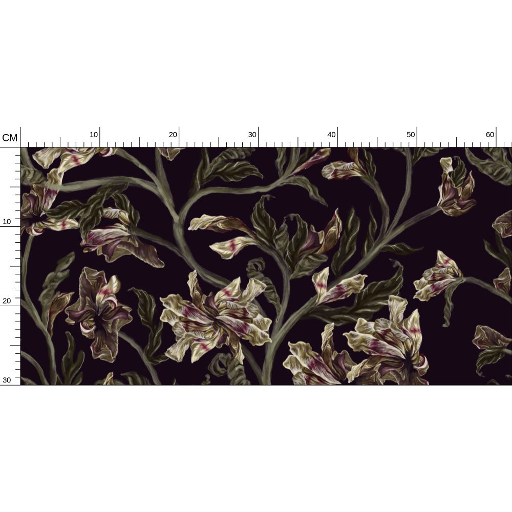 Daylillies in Black Magenta