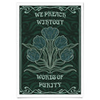 Preach Without Words Of Purity - Print