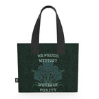 'Preach Without Words Of Purity" - Tote Bag