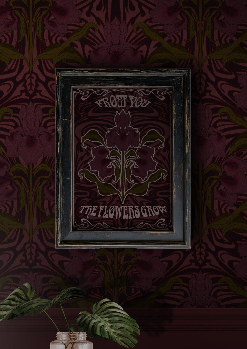 From You The Flowers Grow - Print